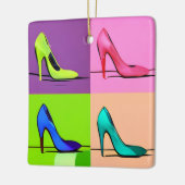 Stiletto Pumps, High Heels Poster Art Keramikornament (Links)