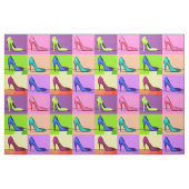 Stiletto Pumps, High Heels Poster Art Stoff (Fat Quarter (45,7 x 55,9 cm))