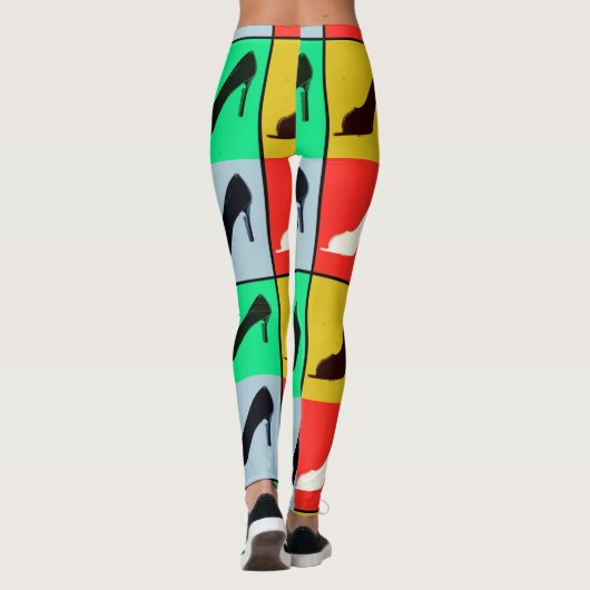 Stiletto Pumps Leggings (Rückseite)