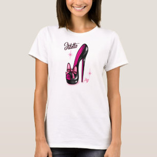 Stiletto Schuhputzhemd von Fluff T-Shirt