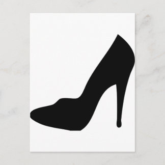 Stiletto-Schuhsymbol Postkarte