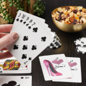 Stiletto Shoe Art Playing Card Decks Spielkarten (In Situ)