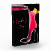 Stiletto und Cocktail-Bar Fotoblock (Links)