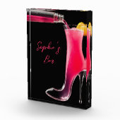 Stiletto und Cocktail-Bar Fotoblock (Rechts)