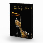 Stiletto und Sparkling Wine Bar display Fotoblock (Rechts)