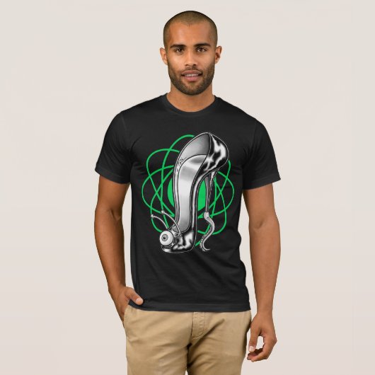 Stilettoid™/Green-Atom-T - Shirt (Vorne ganz)