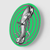 Stilettoid™/Grün/Rosa, große Uhr (Winkel)