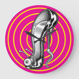 Stilettoid™ Large Clock Große Wanduhr