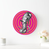 Stilettoid™ Large Clock Große Wanduhr (Zuhause)