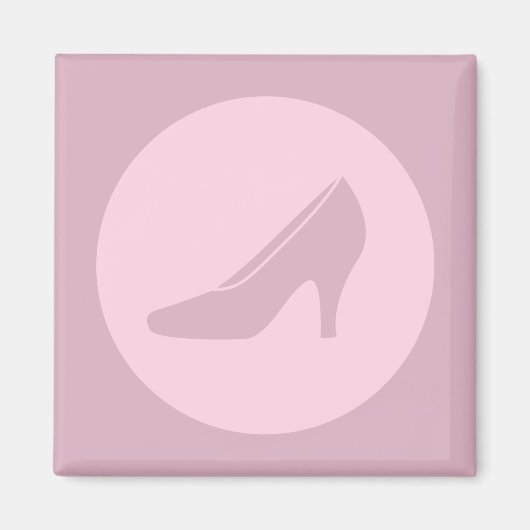 Stilettos High Heeled Schuhe Symbol CUSTOM FARBE Magnet (Vorne)