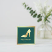 Stilettos Quadratische Visitenkarte (Stehend Vorderseite)