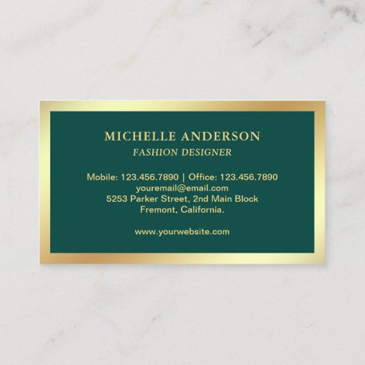 Stilettos Visitenkarte (Rückseite)