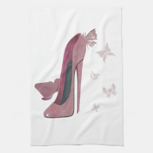 Stilettschuh-Kunst-Geschirrtücher Küchentuch