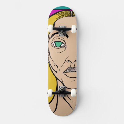 Stilfahren Skateboard (Vorderseite)