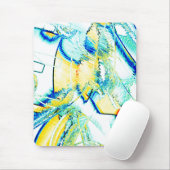 Stilfarben nein, Bild mit gelben, zyklischen blaue Mousepad (Mit Mouse)