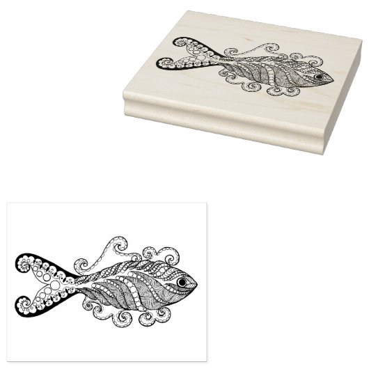 Stilfisch Gummistempel (Stempel)