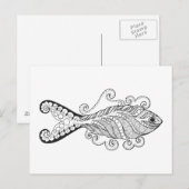 Stilfisch Postkarte (Vorne/Hinten)