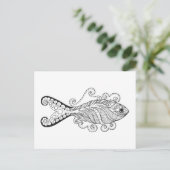 Stilfisch Postkarte (Stehend Vorderseite)