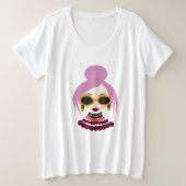 Stilfrau Große Größe T-Shirt (Design vorne)