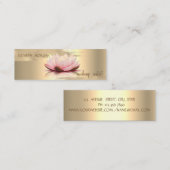 Stilfserjoch, Lotus Mini Visitenkarte (Vorne/Hinten)