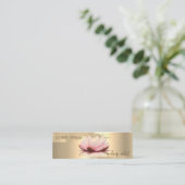 Stilfserjoch, Lotus Mini Visitenkarte (Stehend Vorderseite)