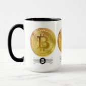 "Stilftig mit Bitcoin-Power!" Tasse (Links)