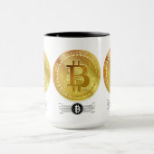 "Stilftig mit Bitcoin-Power!" Tasse (Zentrum)