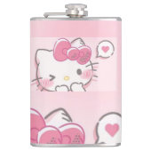 Stilftige Sippe: Die Trendigste Tasse der Kätzchen Flachmann (Vorderseite)