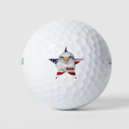 Stilftiger Adler, Die amerikanische Flagge, Patrio Golfball