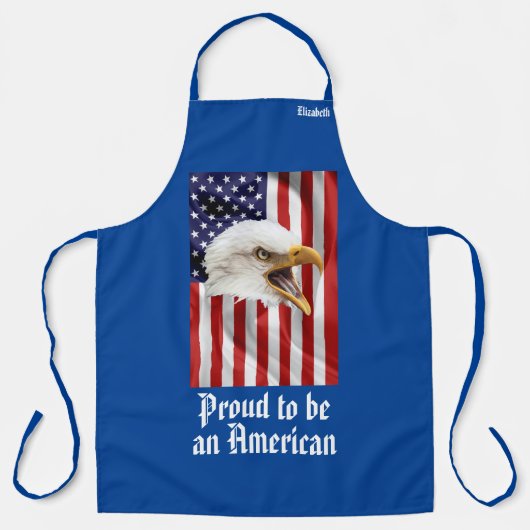Stilftiger Adler, Die amerikanische Flagge, Patrio Schürze (Vorderseite)