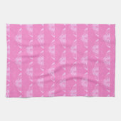 Stilftiger Deko-Schmetterling - orchid pink Handtuch (Horizontal)