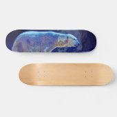 Stilftiger Polarbär Skateboard (Horizontal)