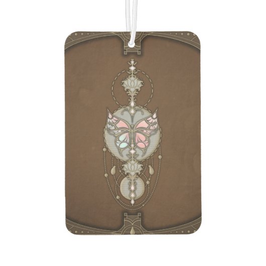 Stilftiger Schmetterling Autolufterfrischer (Rückseite)