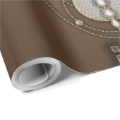 Stilftiger Schmetterling Geschenkpapier (Rolleneckpunkt)