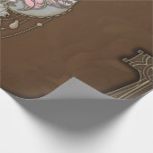 Stilftiger Schmetterling Geschenkpapier (Ecke)