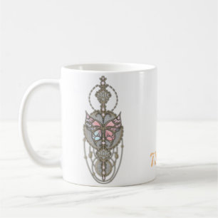 Stilftiger Schmetterling Kaffeetasse