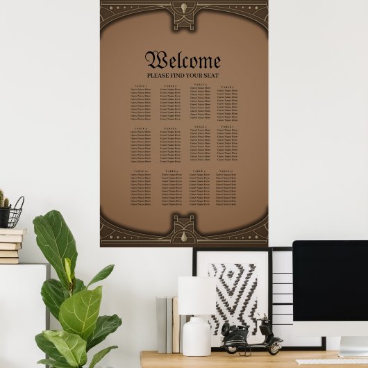 Stilftiger Schmetterling Poster (Heimbüro)