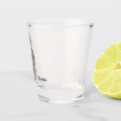 Stilftiger Schmetterling Schnapsglas (Rechts)