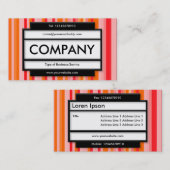 Stilftiges Panel II - Streifen 01 Visitenkarte (Vorne/Hinten)