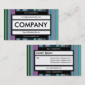 Stilftiges Panel II - Streifen 02 Visitenkarte (Vorne/Hinten)