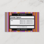 Stilftiges Panel II - Streifen 03 Visitenkarte (Rückseite)