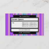 Stilftiges Panel II - Streifen 06 Visitenkarte (Rückseite)