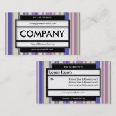 Stilftiges Panel II - Streifen 08 Visitenkarte (Vorne/Hinten)