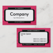 Stilftiges Panel - Pinselstrichtextur Visitenkarte (Vorne/Hinten)