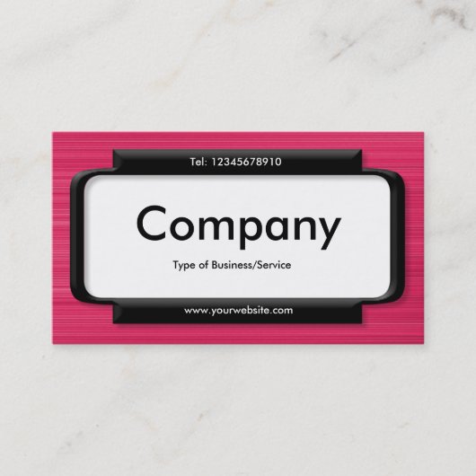 Stilftiges Panel - Pinselstrichtextur Visitenkarte (Vorderseite)