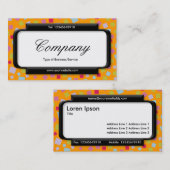 Stilftiges Panel (Script-Schriftart) - Kaskadieren Visitenkarte (Vorne/Hinten)