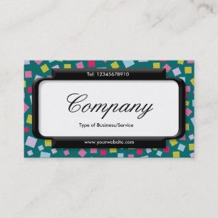 Stilftiges Panel (Script-Schriftart) - Kaskadieren Visitenkarte