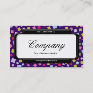 Stilftiges Panel (Script-Schriftart) - Kaskadieren Visitenkarte