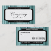 Stilftiges Panel (Script-Schriftart) - Streifen 04 Visitenkarte (Vorne/Hinten)