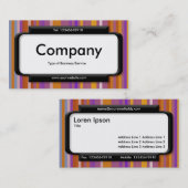 Stilftiges Panel - Streifen 03 Visitenkarte (Vorne/Hinten)